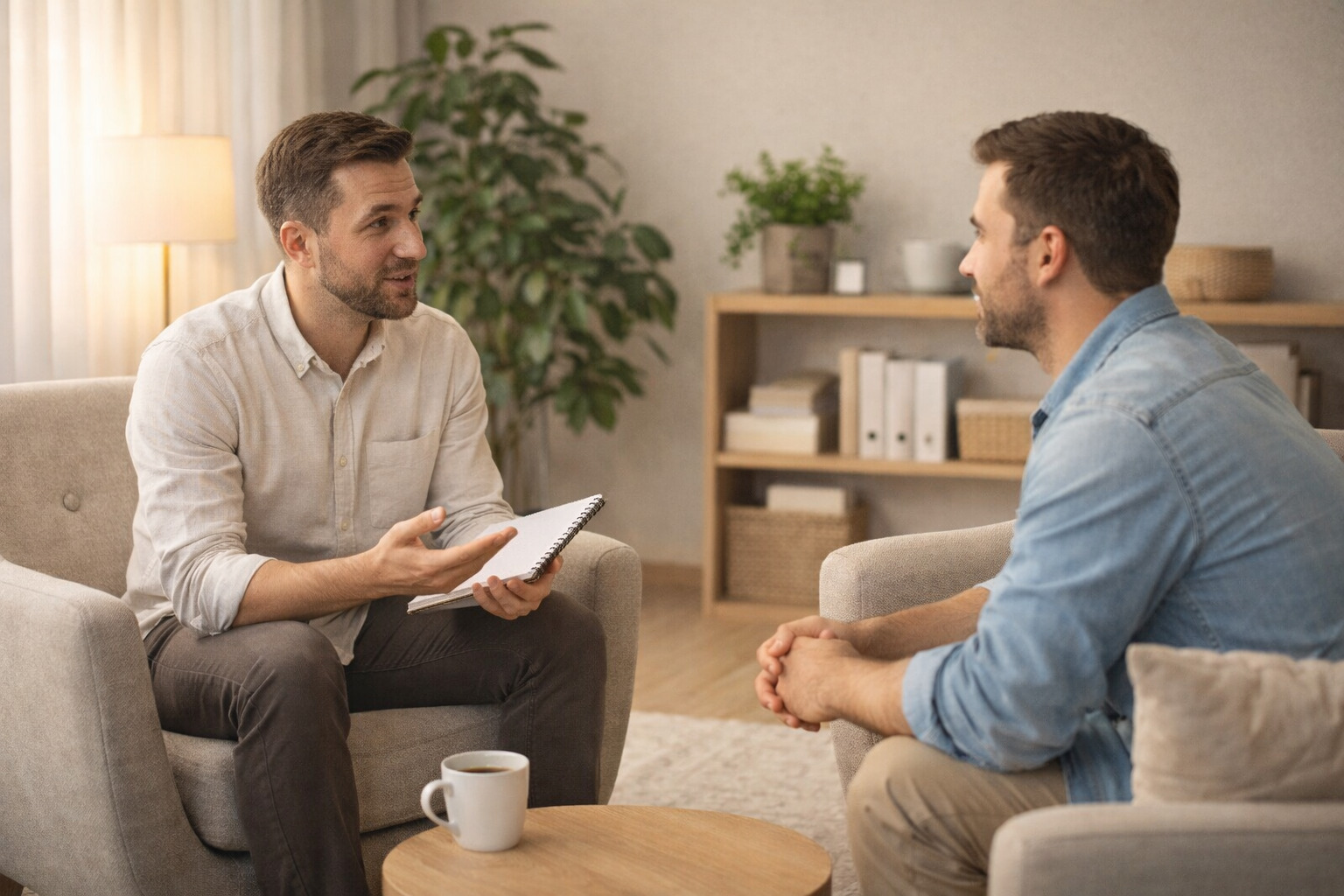 Sesión de coaching de bienestar